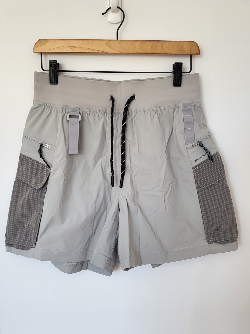 lululemon athletica Light Gray Cargo Shorts